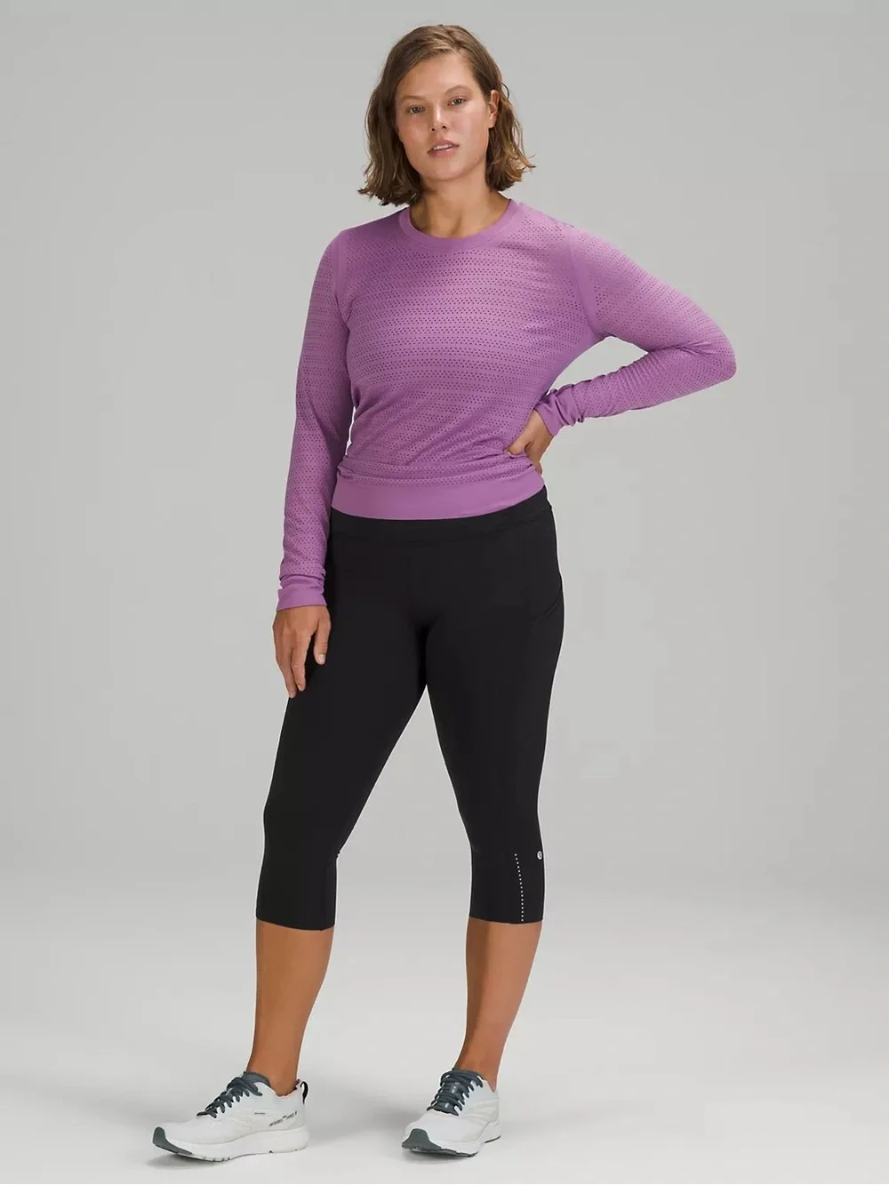 LuluLemon Fast and Free High-Rise Crop 19